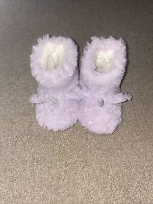 Buy Girls Size 10 Fluffy Unicorn Slippers • 0.99£