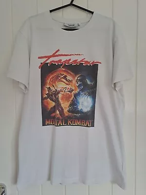 Buy Trapstar X Mortal Kombat T Shirt White Large Tee • 39.95£