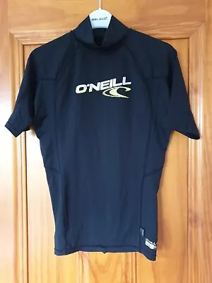 Buy O'Neil SKINS 50+ UV Protection Black Hyperdry Short Sleeve T Shirt.  Size Med • 8£