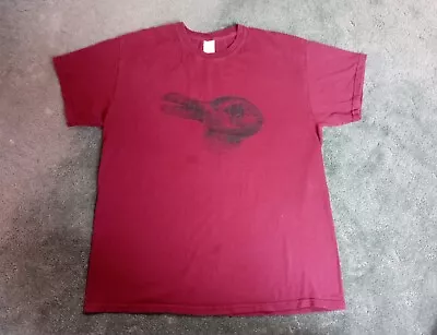 Buy Duck/Rabbit Illusion 100% Cotton Burgundy Gildan T-Shirt - Large • 1.99£