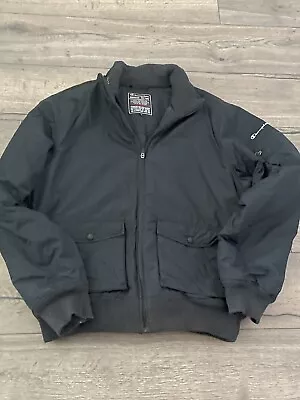 Buy Champion Usa Black Bomber Vintage Jacket Size 2xl Xxl • 19.99£