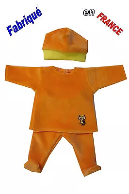 Buy NEW Baby Pajama Set Corolle 30-36-42 Cm Ref.orange • 15.45£