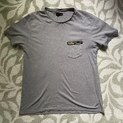 Buy Dr Martens | Air Wair With Bouncing Soles | Grey Top T Shirt Mens Size Large VGC • 19.95£