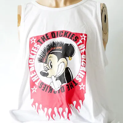 Buy The Dickies Punk Rock T-shirt Sleeveless Vest Top White Unisex S-2XL • 14.99£