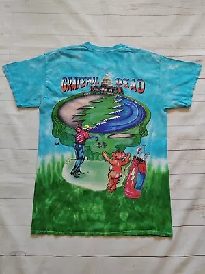Buy Grateful Dead Golf Tour Men's Double Sided Rock Punk Band T-shirt Size Medium • 19.99£