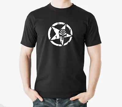 Buy Punisher Star Harley Davidson Design T-Shirt Size UK XL 14/16 • 13.99£