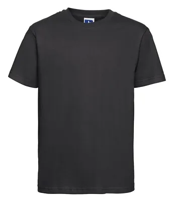 Buy New Kids Russell 155B Slim Fit Cotton T Shirt. 5 Colours. • 2.99£