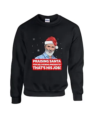 Buy Sarcastic Christmas Jokes Jumper, Roy Keane Xmas Santa Claus Spoof Festival Gift • 22.99£
