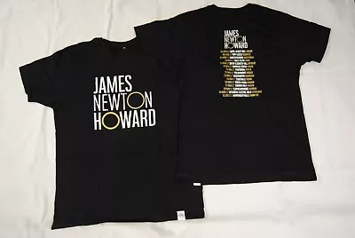 Buy James Newton Howard Logo Tour 2017 T Shirt New Official Composer King Kong Rare • 12.99£
