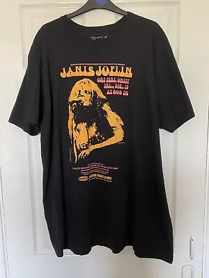 Buy Men’s Janis Joplin Your T Shirt Madison Square Garden Black Size Medium 2010 • 19.99£