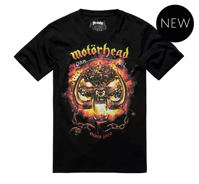 Buy Motörhead T-Shirt Men's Print Overkill Black • 50.65£