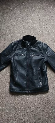Buy Firetrap - Black Leather Jacket • 55£