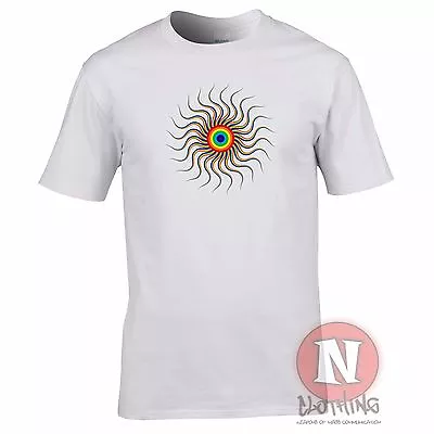 Buy Rainbow Spiral T-shirt Raving LGBT LGBTQ Clubbing Festival DJ Techno Trance • 13.99£