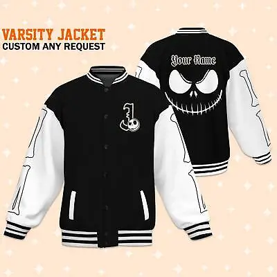 Buy Personalize Disney Jack Skellington Black, For Disney Fan, Custom Disney Jacket • 80.02£