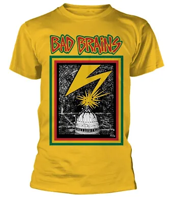 Buy Bad Brains Bad Brains Yellow T-Shirt OFFICIAL • 17.99£