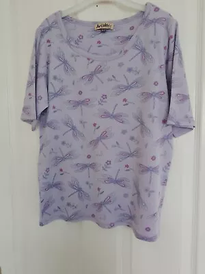 Buy Arista Ladies Dragonfly T-shirt - Size 12 • 5.50£