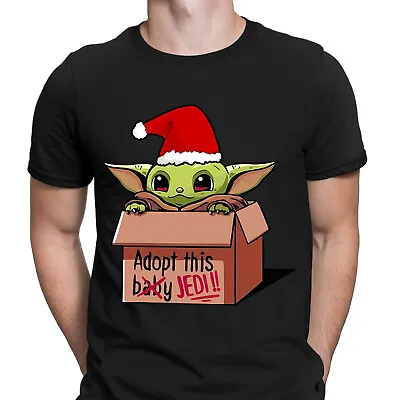 Buy Christmas Adopt This Baby Yoda Santa Hat Xmas Festive Funny Mens T-Shirts #UJG • 9.99£