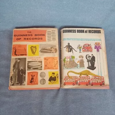 Buy Guinness Book Of Records 1965 And 1969 Twelfth And Sixteenth Editions Dust Cover • 22.37£