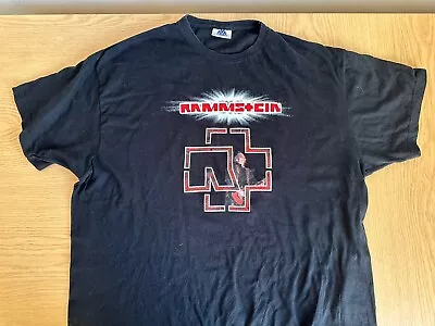Buy Rammstein Liebe Ist Fur Alle Da Tour 2010 Black T Shirt Size XL • 30£