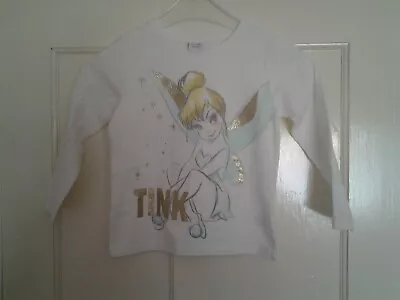 Buy Girls Ages 4,5,6 Years, Disney's 'tink' T Shirt • 5.50£