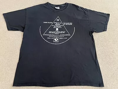 Buy Vintage Pink Floyd Dark Side Of The Moon T-Shirt Band Tee Hanes Heavyweight - XL • 24.99£