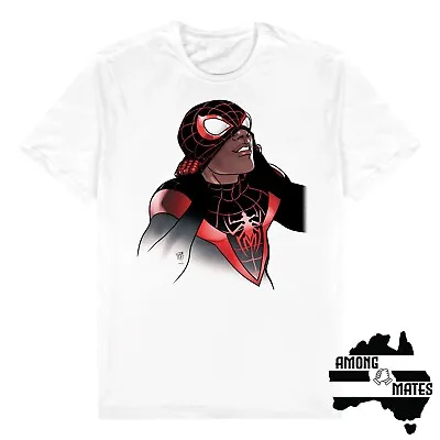 Buy Disney  MARVEL Spider-Man Miles Morales Tee / Top / T-Shirt Perfect Gift • 23.52£