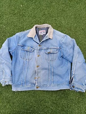 Buy Vintage Lee Storm Rider Denim Jacket. 1960's. Size 44. Beautiful Ageing. Classic • 95£