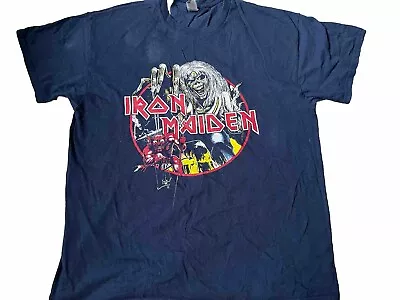 Buy Iron Maiden Number Of The Beast Circle Tshirt XL • 7.99£