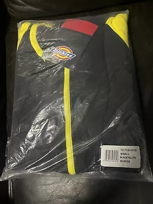 Buy Dickies Two Tone Work Uniform Hoodie Sweatshirt SH3009 Yellow/ Black • 11.95£