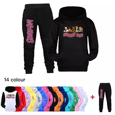 Buy 2024 Kids Naughty Scooby-doo T-shirts Hoodie Joggers Pants Tracksuits Tops Gifts • 7.99£