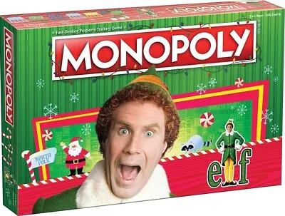 Buy Elf Monopoly BOARD G - Monopoly Elf /Boardgames - New Board Ga - J1398z • 45.46£