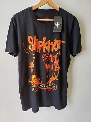 Buy Slipknot T Shirt Adult Large Antennas To Hell Black With Back Print Metal Music  • 16.95£