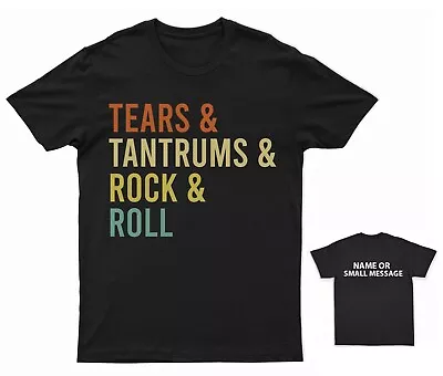 Buy Tears Tantrums And Rock & Roll Kids T-Shirt Kids Personalised Gift Customised • 10.95£