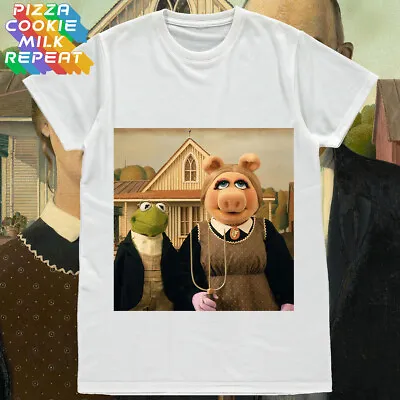 Buy The Muppets Unisex Tshirt American Gothic Parody Funny Fan Retro Movie Film Show • 11.95£
