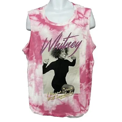 Buy NEW! Whitney Houston Tie Dye Tank Top/ Women’s (2XL) Pink Licensed NWT  • 13.48£