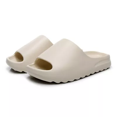Buy Unisex Pillow Slides Sandals Anti-Slip Ultra-Soft Slippers Home Cloud Shoes UK • 6.49£