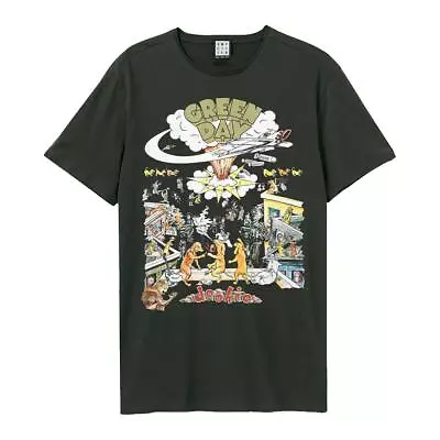 Buy Amplified Unisex Adult Dookie Green Day T-Shirt GD766 • 31.59£