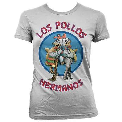 Buy Officially Licensed Breaking Bad - Los Pollos Hermanos Women T-Shirt S-XXL Sizes • 19.53£