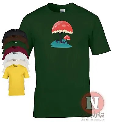 Buy Mushroom Tree T-shirt Japanese Asian Anime Kawaii Cute Graphic Tee • 13.99£