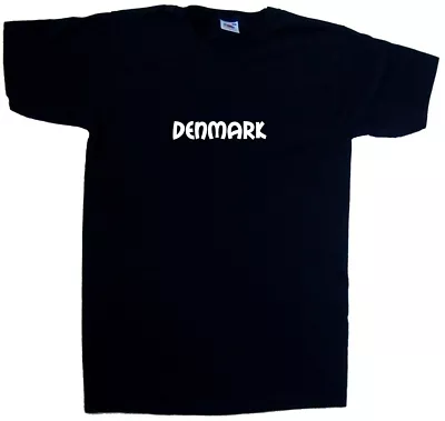 Buy Denmark Text V-Neck T-Shirt • 9.99£