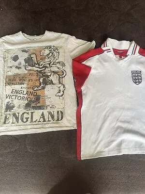 Buy Next Boys England T Shirts 10-11 Years Old Football Children Kids Euros  • 4.99£