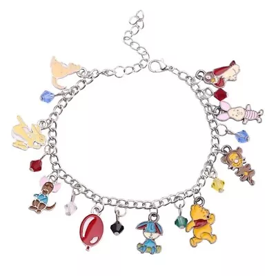 Buy Winnie The Pooh Charm Bracelet Piglet Jewellery • 6.99£
