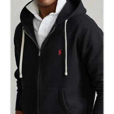 Buy Polo Ralph Lauren Men's Classic Mesh Long Sleeve Hoodie Full Zip** • 45.99£