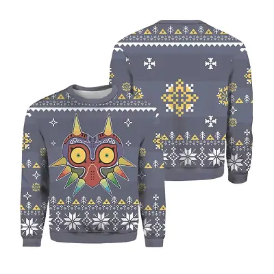 Buy The Legend Of Zelda Majoras Mask Sweater, S-5XL US Size, Christmas Gift • 33.13£