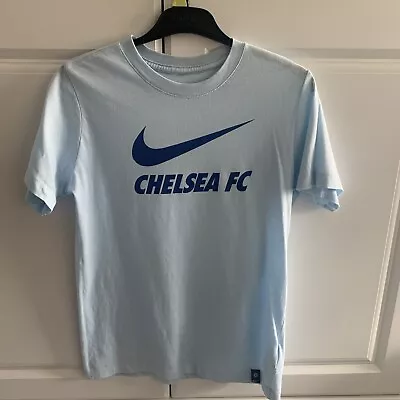 Buy Boys Nike Chelsea Football T-shirt Size L VGC • 7.50£