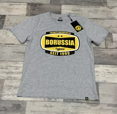Buy Mens BORUSSIA DORTMUND Official T-Shirt Size Medium- BRAND NEW WITH TAGS • 9.99£