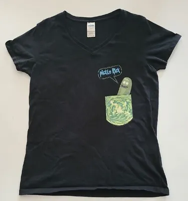 Buy Rick And Morty,  Pickle Rick  Galaxy Pocket Women  Medium T-Shirt • 13.22£