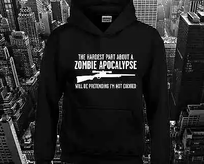 Buy Zombie Apocalypse Hoody Hoodie Walking Dead Inspired Michonne Rick Grimes Gift  • 16.99£