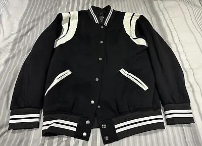 Buy Black & White Varsity Jacket - Large - Brand New • 25£