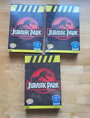 Buy THREE New Funko Jurassic Park Pop Tees Size Large T-shirt Target Exclusive 2022 • 23.62£